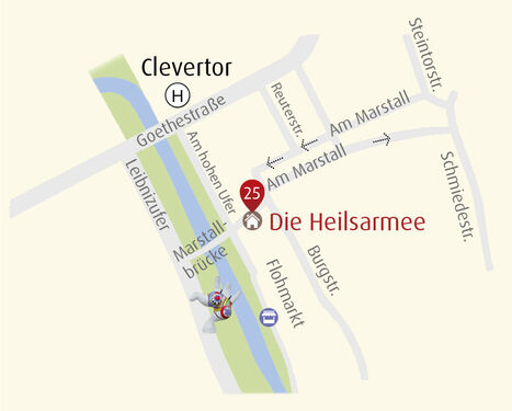 thumb Flohmarkt Wegbeschreibung